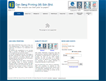 Tablet Screenshot of ganseng.com.my